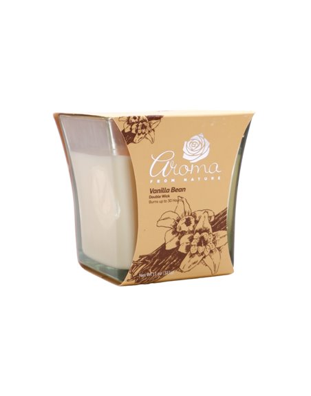 30244 - Aroma Candle Vanilla Bean- 6/11 oz. (Case Of 6). 2452 - Box:  - Loc: H13