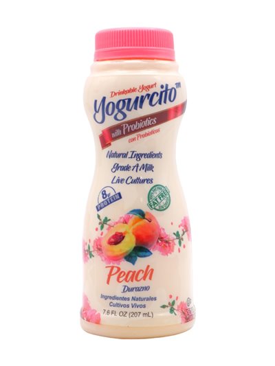 30301 - Yogurcito Peach Yougurt - 7.6 fl. oz. (12 Pack) - Box:  - Loc: NV-11