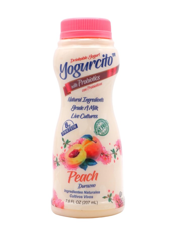 30301 - Yogurcito Peach Yougurt - 7.6 fl. oz. (12 Pack) - Box:  - Loc: NV-11