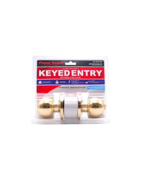 30304 - Trisonic Keyed Entry Door/Gold ( TS-F2002G ) - Box:  - Loc: A2