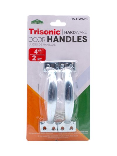30311 - Trisonic Door Handle - 4" (TS-HW693). 2 Pcs - Box:  - Loc: A2