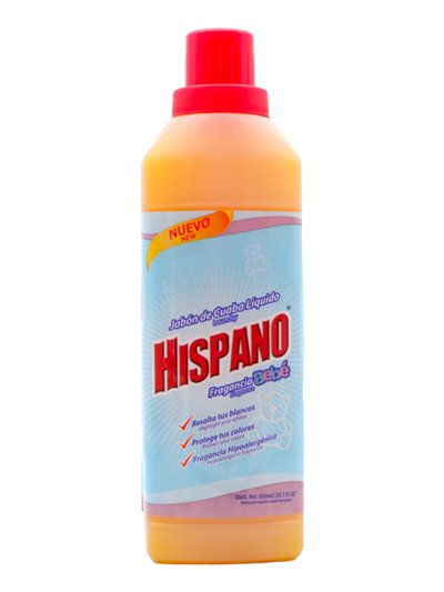 30331 - Hispano Cuaba Liquid Soap, Baby - 28.7oz./850ml. (Case of 12) - Box:  - Loc: B4