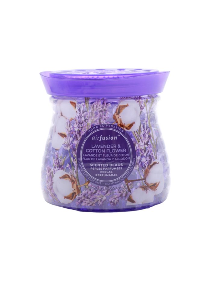 30383 - Crystal Beads Air Freshener, Lavender & Cotton Flower - 14 oz. (Case of 12) - Box:  - Loc: I5