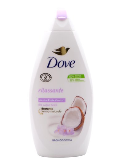 30387 - Dove Body Wash, Rilassante, Jasmine & Coco - 450ml. (Case of 12) - Box:  - Loc: I3
