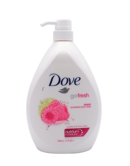 30392 - Dove Body Wash Rasberry/Lime With Pump - 33.8 fl. oz. (Case of 12) - Box:  - Loc: I1