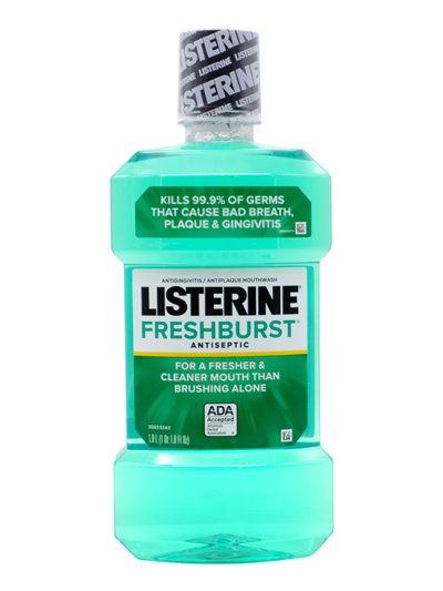 30412 - Listerine FreshBurst - 1Lt. (Case Of 6) - Box:  - Loc: K4