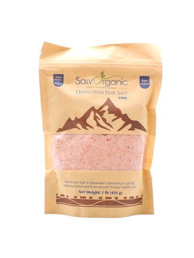 30421 - SalvOrganic   Pink Himalayan Salt - 16oz - Box:  - Loc: Q5