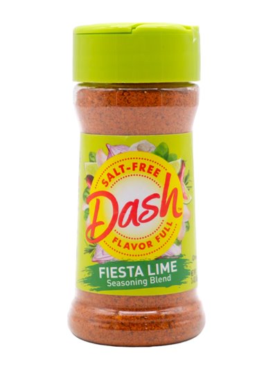 30433 - Dash Fiesta Lime Seasoning (Salt Free) - 2.4 (68g) oz. (Pack of 8) - Box:  - Loc: S10