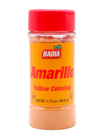 30443 - Badia Yellow Coloring (Colorante Amarillo) 6/1.75 Oz. (Pack of 6) - Box:  - Loc: R10
