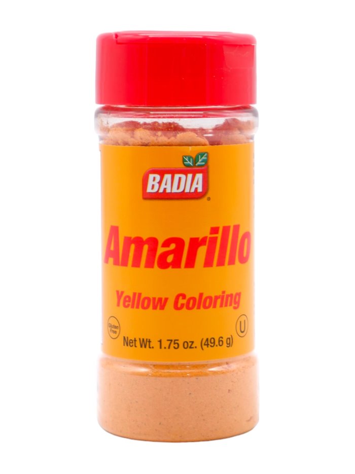 30443 - Badia Yellow Coloring (Colorante Amarillo) 6/1.75 Oz. (Pack of 6) - Box:  - Loc: R10