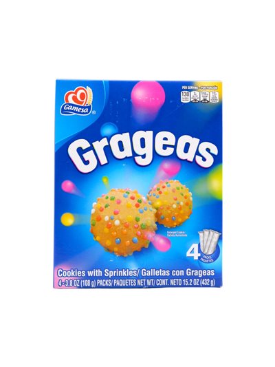 30446 - Gamesa Grageas Cookies - 12/15.2 oz. (Case Of 12) - Box:  - Loc: N7