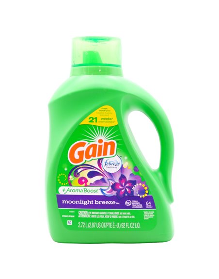 30462 - Gain Liquid Moonligth Breeze Scent - 92 fl. oz. (Case of 4) - Box:  - Loc: A1