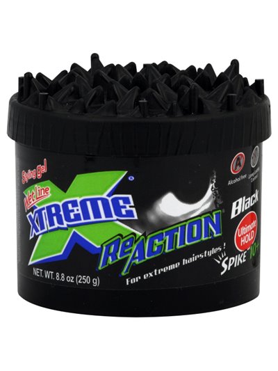 3086 - Xtreme Gel Reaction, Black - 8.8 oz. - Box:  - Loc: K11
