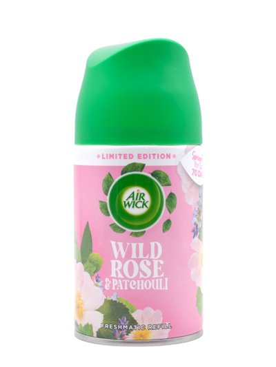 30520 - Air Wick Freshmatic Refill Can, Wild Rose & Patchouli - 250ml. (Case of 4) - Box:  - Loc: I6
