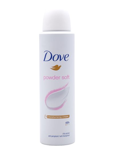 30526 - Dove Deodorant Spray, Powder Soft - 6/150ml - Box:  - Loc: K8
