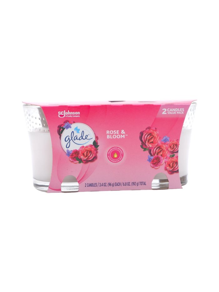 30531 - Glade Candle Rose & Bloom - 3.4 oz. (Case of 6) - Box:  - Loc: I5
