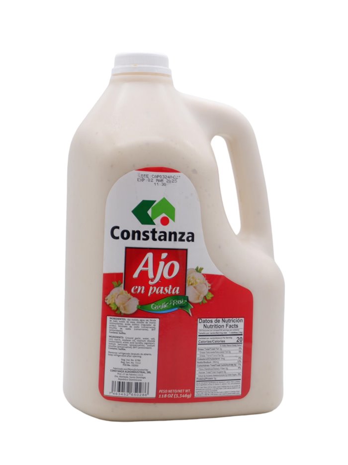 30538 - Constanza Garlic Paste, 118oz - Box:  - Loc: R8