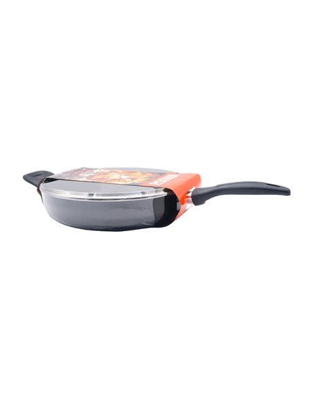 30542 - Imusa Jumbo Cooker Pan 11"  W/GlassLid - Box:  - Loc: J12