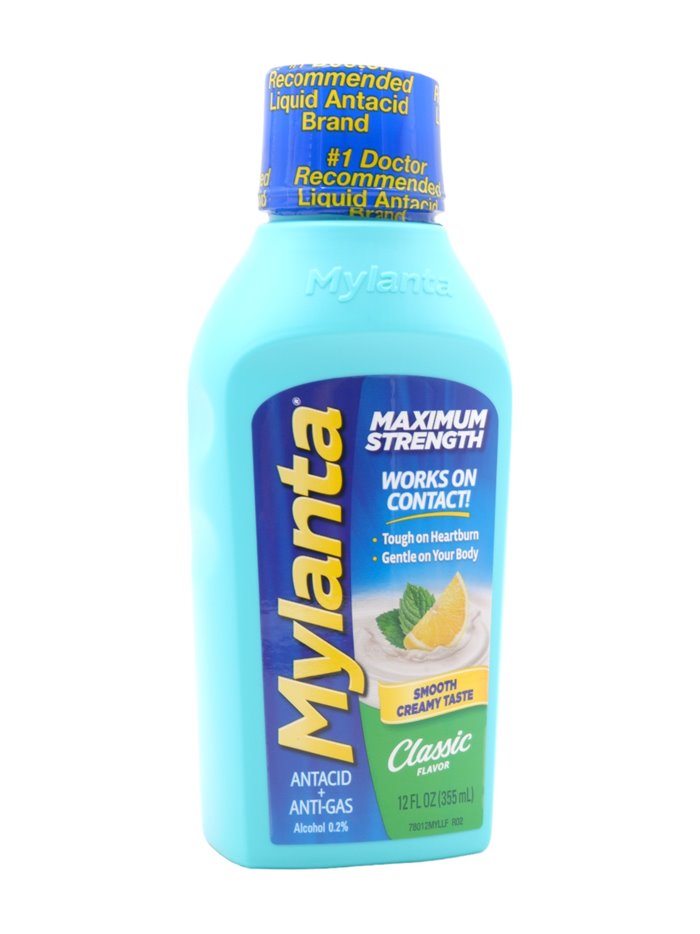 30594 - Mylanta Liquid Antacid Classic Flavor - 12 fl. oz. - Box:  - Loc: K5-99