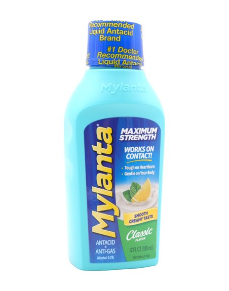 30594 - Mylanta Liquid Antacid Classic Flavor - 12 fl. oz. - Box:  - Loc: K5-99