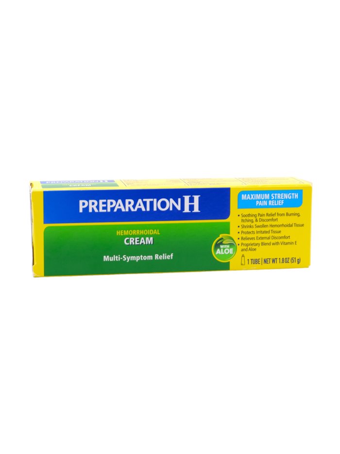 30595 - PreparationH Hemorrhoidal Cream W/ Aloe - 1.8oz - Box:  - Loc: K0