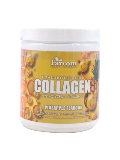 30598 - Farcom Hyaluronic Collagen Pineaple Hydrolzed + Vitamin C  7 oz - Box:  - Loc: R6