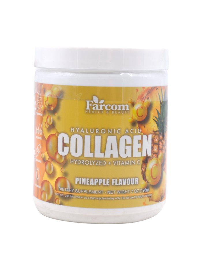 30598 - Farcom Hyaluronic Collagen Pineaple Hydrolzed + Vitamin C  7 oz - Box:  - Loc: R6
