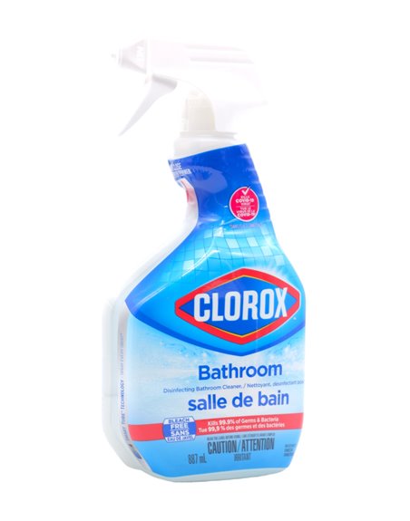 30617 - Clorox Spray, Bathroom Cleaner (55825) - 9/946ml (32oz). (Case Of 9) - Box:  - Loc: 