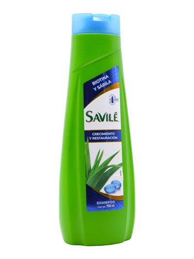 30651 - Savile Shampoo, Biotina & Sabila (Crecimiento Y Restauración) - 12/700ml - Box:  - Loc: K13