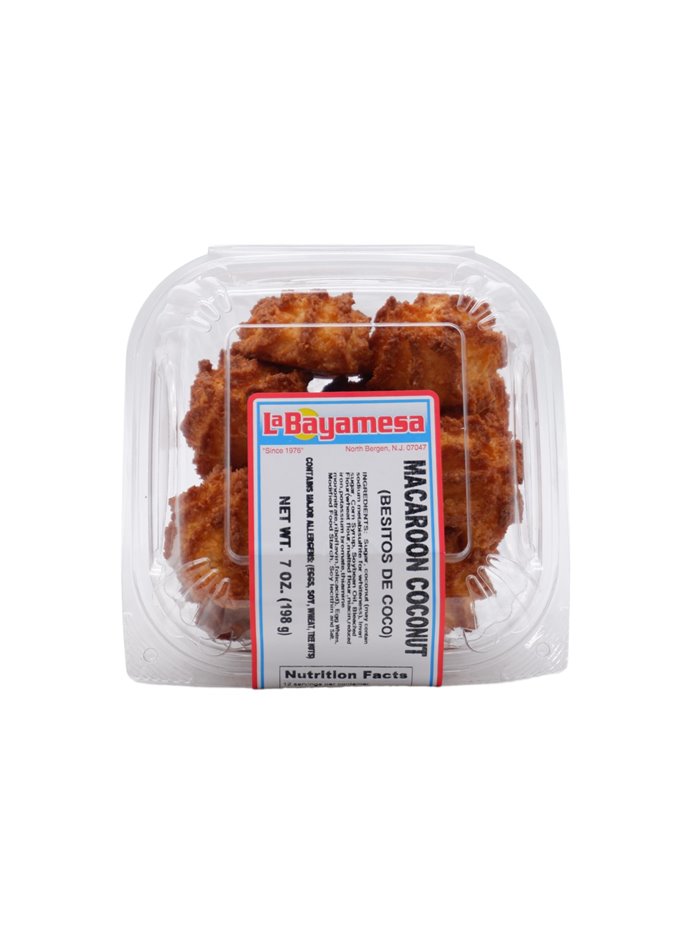 30657 - La Bayamesa Coconut Macaroon - 7oz. (Case of 36) - Box:  - Loc: 