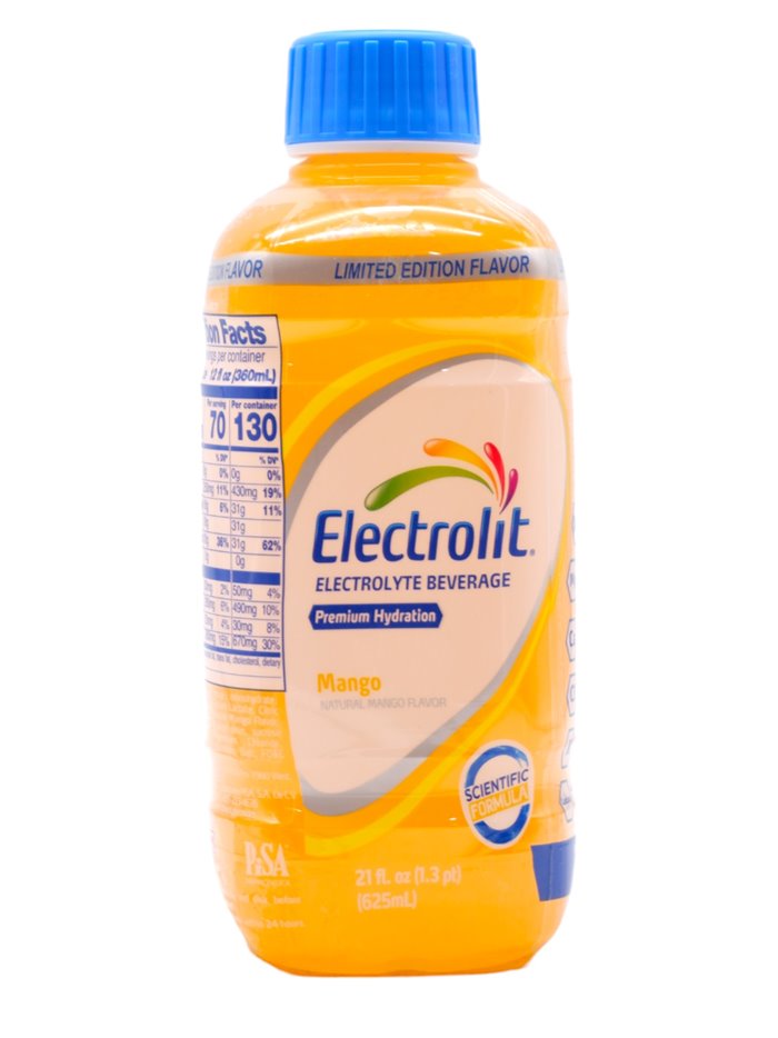 30675 - Electrolit Mango, 21oz. - (Case of 12) - Box:  - Loc: D0