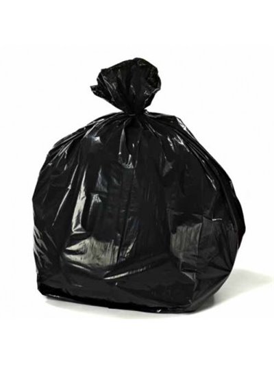 3490 - Trash Bag Black, 58 Gallons ( 58 XX HD ) 9lbs - Box:  - Loc: A5