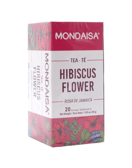 30711 - Mondaisa Rosa De Jamaica Natural Tea 1.05 oz - 20 bag - Box:  - Loc: R7