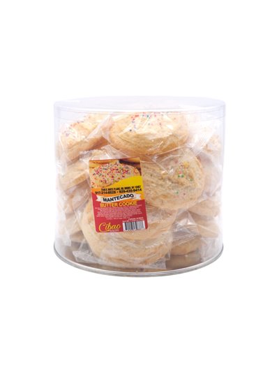 30727 - Cibao Bakery Butter Cookies, (Mantecado) - 20ct - Box:  - Loc: N6