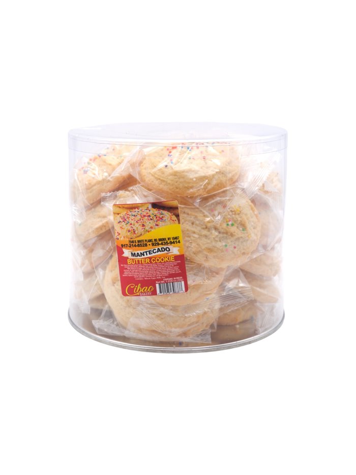 30727 - Cibao Bakery Butter Cookies, (Mantecado) - 20ct - Box:  - Loc: N6