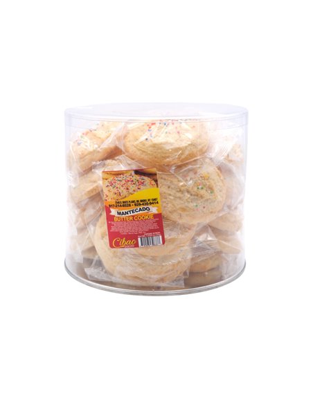 30727 - Cibao Bakery Butter Cookies, (Mantecado) - 20ct - Box:  - Loc: N6