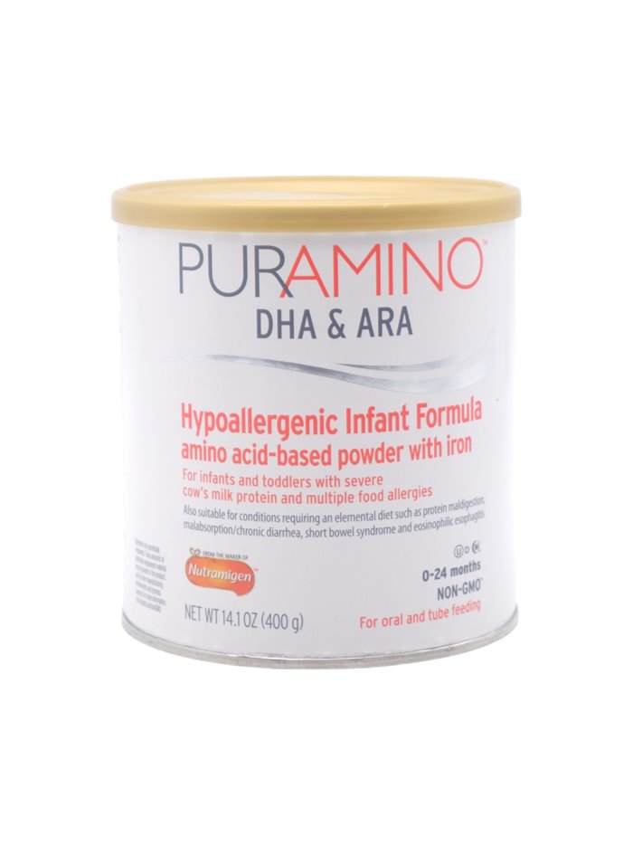30741 - Puramino Hypoallergenic Infant Formula DHA & ARA - 14.1oz (Case Of 6) - Box:  - Loc: 