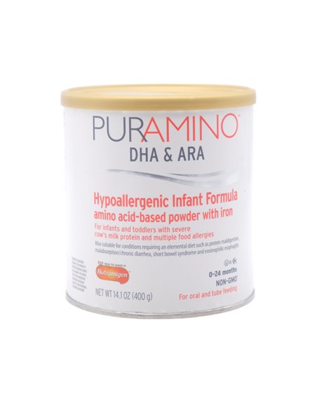 30741 - Puramino Hypoallergenic Infant Formula DHA & ARA - 14.1oz (Case Of 6) - Box:  - Loc: 