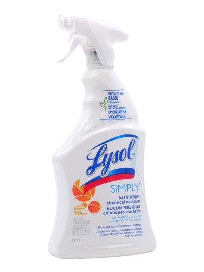30752 - Lysol Disinfectant Spray, Orange Blossom - 12/22oz. 49020 - Box:  - Loc: 