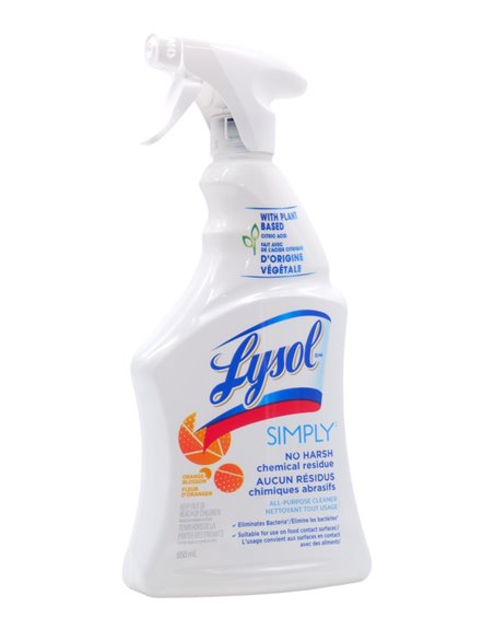30752 - Lysol Disinfectant Spray, Orange Blossom - 12/22oz. 49020 - Box:  - Loc: 
