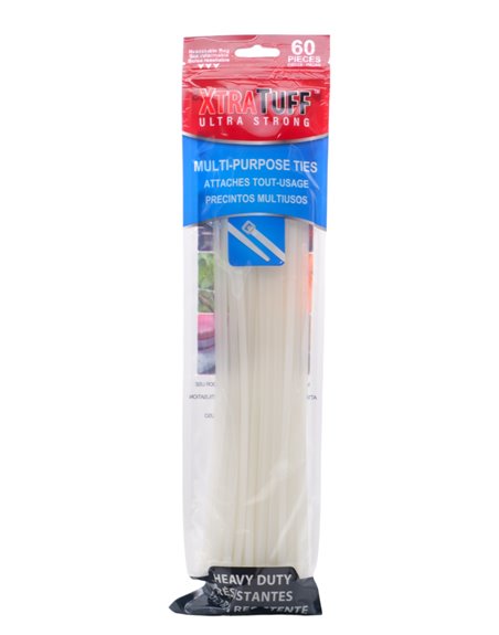 30755 - XtraTuff. Cable Ties 4.8x300mm-60 ct (45130) - Box:  - Loc: 31F