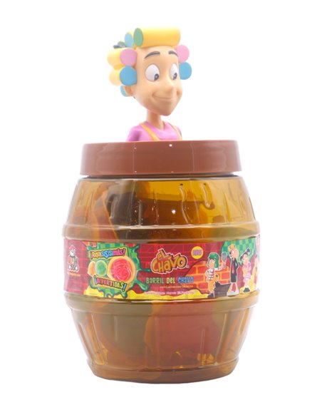 30768 - Barril Del Chavo.Juicy Chew Assorted Fruit Jellies (Dona Florinda),  - 6/23.7oz. - Box:  - Loc: L8