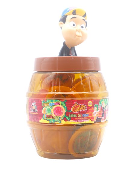 30771 - Barril Del Chavo.Juicy Chew Assorted Fruit Jellies (Kiko),  - 6/23.7oz. - Box:  - Loc: L8
