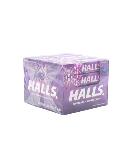 30775 - Halls Black Intense Cool (BlueBerry) - 20ct. (Case Of 12) - Box:  - Loc: N1