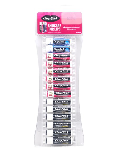 30777 - Chap Stick Assorted Flavors - 28ct 00305732017679
 229000010220263289JA9 - Box:  - Loc: K-1