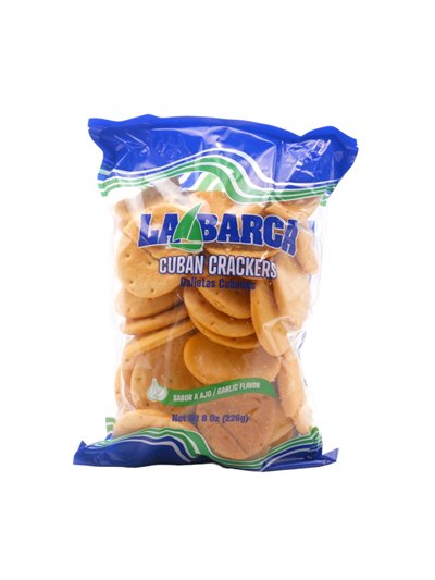 30788 - Balandra. Cuban Crackers, Garlic - 8oz. (Case of 20) - Box:  - Loc: 