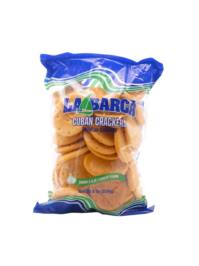 30788 - Balandra. Cuban Crackers, Garlic - 8oz. (Case of 20) - Box:  - Loc: 