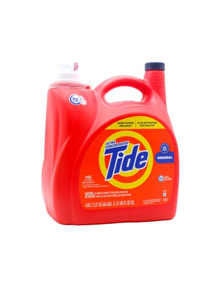 30796 - Tide Liquid Detergent, Ultra Concentrated Clean, Original - 163 fl. oz. (Case of 4) - Box:  - Loc: C8