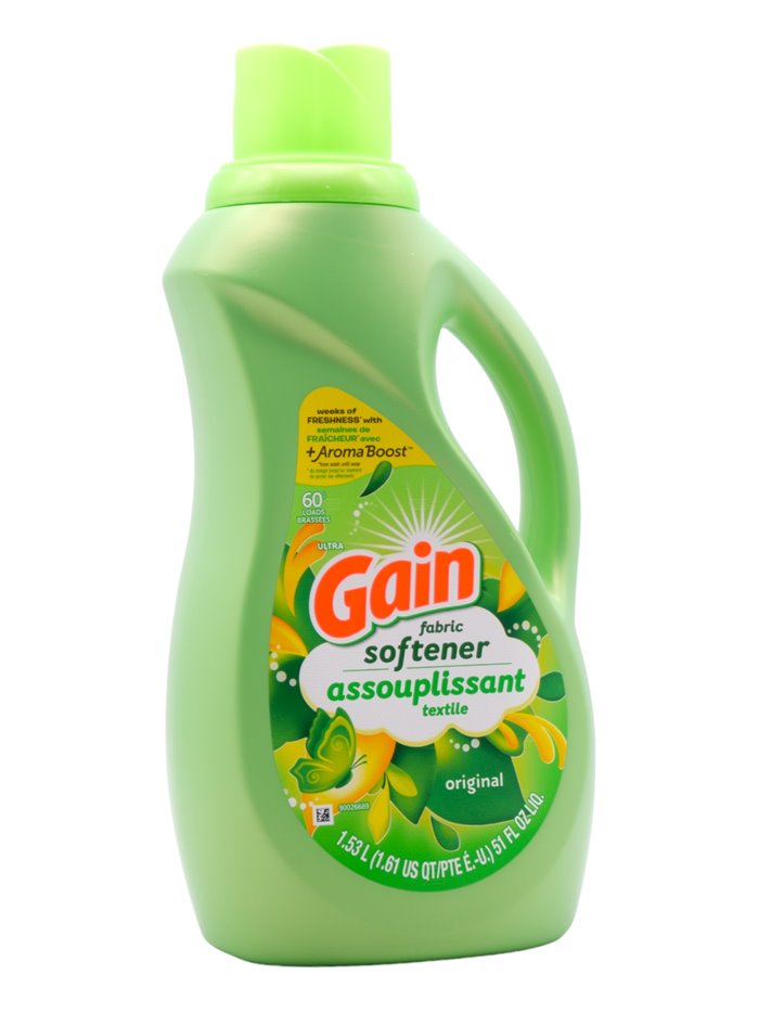 30802 - Gain Liquid Laundry Detergent, Original - 51 fl. oz. (Case of 8) - Box:  - Loc: C2