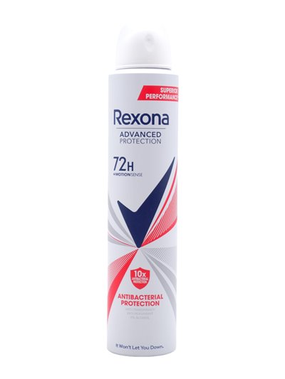 30811 - Rexona Spray Women AntiBacterial Protection - 200ml/(Case Of 12) - Box:  - Loc: K9